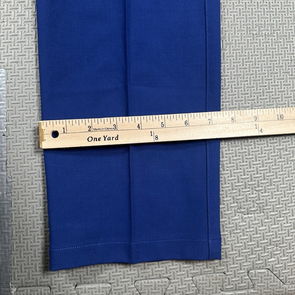 Greyson Golf Pants Trousers Serrano 36x32 Performance Blue Wool Spandex $228 EUC - Picture 6 of 13